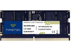 Timetec | 16GB 1×16GB DDR5 | 4800MHz | SODIMM | CL40 | Geheugenmodule | RAM