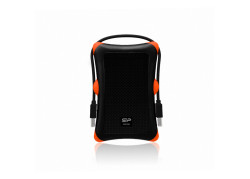 Silicon Power Armor A30 | 2TB Rugged Portable Hard Drive | Schokbestendig (MIL-STD-810G) | USB 3.2 Gen 1 (USB 3.0) | Zwart