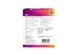 Silicon Power Armor A30 | 2TB Rugged Portable Hard Drive | Schokbestendig (MIL-STD-810G) | USB 3.2 Gen 1 (USB 3.0) | Zwart