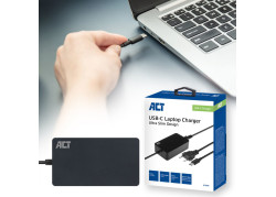 ACT USB-C laptoplader met Power Delivery profielen 45W
