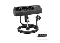 ACT Stekkerdoos met 3 type-F stopcontacten, 30W Power Delivery, USB Type-C/A poorten, kabellengte 1,5 meter