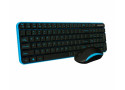 QWARE Wireless Waterford Toetsenbord + Muis Blauw