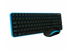 QWARE Wireless Waterford Toetsenbord + Muis Blauw