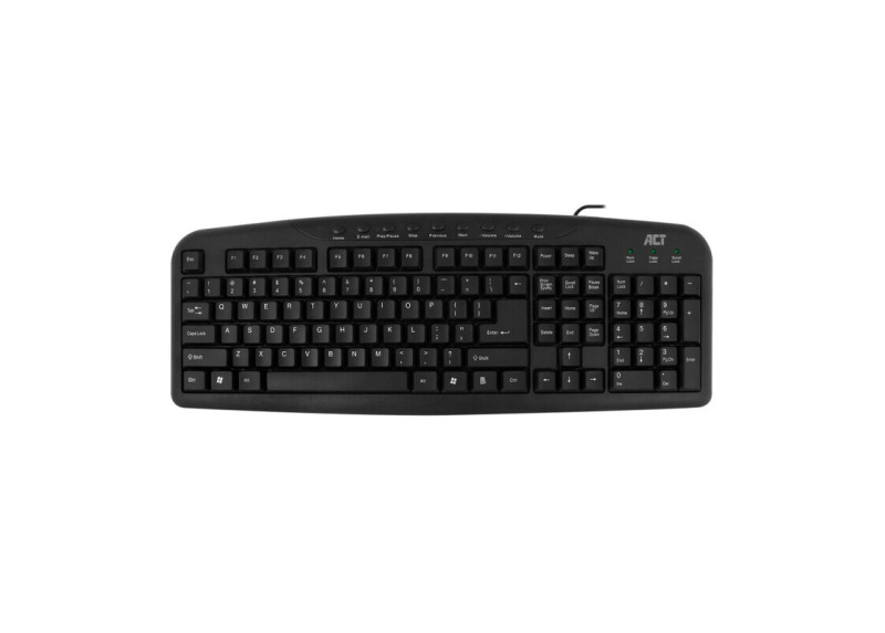 ACT AC5400 | Toetsenbord | USB | QWERTY US | Zwart
