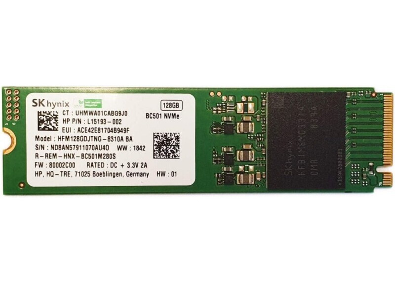 OEM | 128GB NVMe SSD | M.2 | PULLED