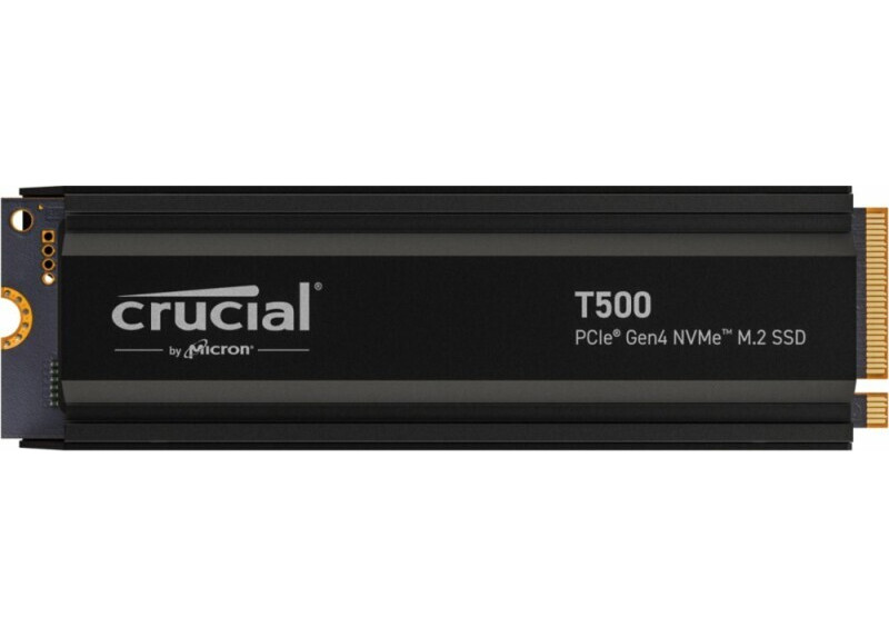 Crucial T500 | 2 TB NVMe SSD | M.2 Gen4 | tot 7.400 MB/s Lezen | tot 7.000 MB/s Schrijven