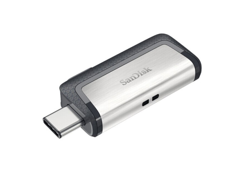 SanDisk Ultra Dual Drive USB Type-C | 128GB USB Flash Drive | USB Type-A / USB Type-C 3.2 Gen 1 (3.1 Gen 1) | Zwart, Zilver