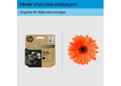 HP No.308e Zwart EvoMore 320 pagina`s (Origineel)