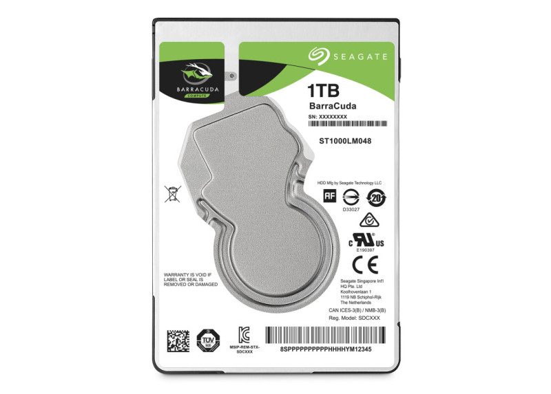 Seagate Barracuda HDD 2.5" | 1TB SATA III | 5400RPM | RENEWED