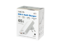 Lader 230V 1xUSB-C 65W+1xUSB-A 18W LogiLink Zwart