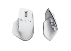 Logitech MX Master 3S | Draadloze Muis | RF-Draadloos + Bluetooth | 8000 DPI | Zilver/Wit