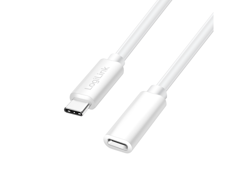 USB-C 2.0(M) <> USB-C(F) 2.0m LogiLink 100W/480Mbps wit