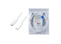 USB-C 2.0(M) <> USB-C(F) 2.0m LogiLink 100W/480Mbps wit