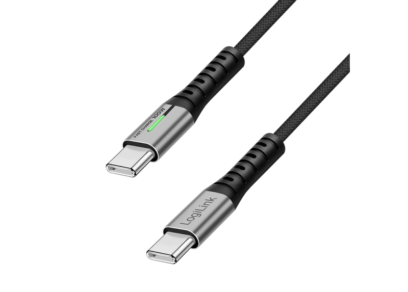 USB-C 2.0(M) <> USB-C(M) 3.0m LogiLink 100W/480Mbps zw.