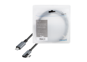 USB-C 2.0(M) 90&deg; <> USB-C(M) 3.0m LogiLink 100W zwart