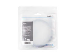 USB-C 3.2(M) <> USB-C(F) 1.0m LogiLink 100W/10Gbs/ zwart