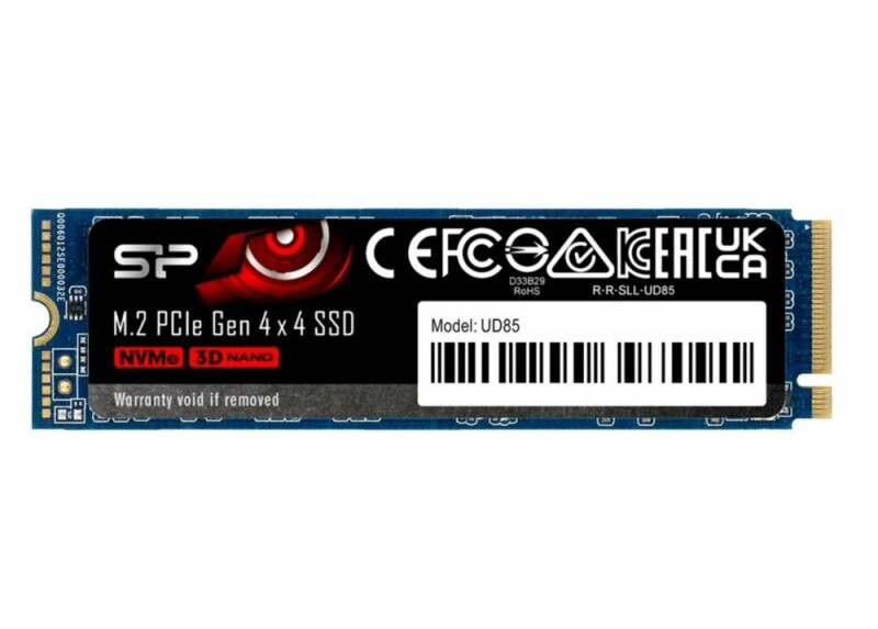 Silicon Power UD90 | 2TB NVMe SSD | M.2 | Gen4 | 3.600MB/s Lezen | 2.800MB/s Schrijven