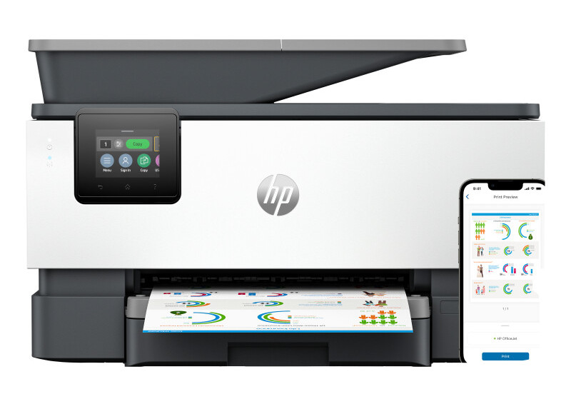 HP OfficeJet Pro 9120b | All-in-One Inkjetprinter | 4800 x 1200 DPI | Wi-Fi | Kleur | ADF | GEBRUIKT