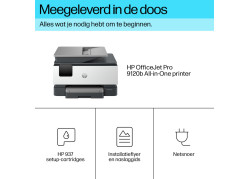 HP OfficeJet Pro 9120b | All-in-One Inkjetprinter | 4800 x 1200 DPI | Wi-Fi | Kleur | ADF | GEBRUIKT