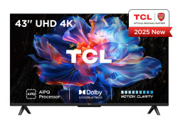 TCL 43V6C | 43" 4K Ultra HD DLED Smart TV | Google TV | Dolby Vision | 60Hz | HDMI 2.1