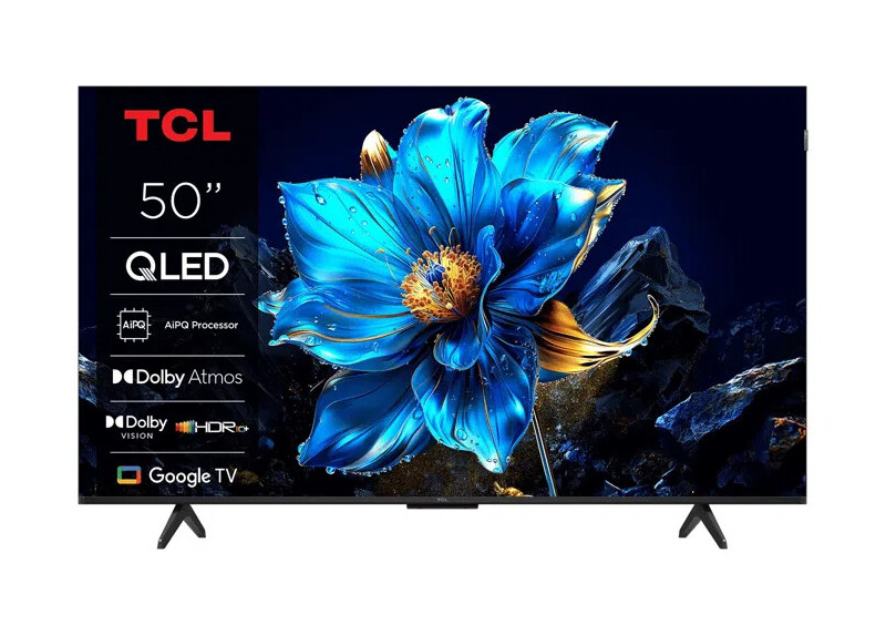 TCL 50T69C | 50" 4K Ultra HD QLED | 60Hz | Google TV | Dolby Vision | HDMI 2.1 | Smart TV