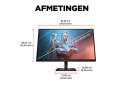 HP Omen 780F9E9 27" | Full HD IPS | 165Hz | 1ms | Zwart | Gaming Monitor