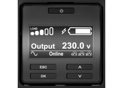 APC Smart-UPS SRT3000RMXLI-NC | 3000 VA / 2700 W | 2U Rackmount | 8x IEC C13 & 2x IEC C19 Stopcontacten | Zuivere Sinusgolf | Du