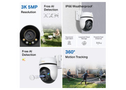 TP-Link Tapo C100 | IP-Beveiligingscamera | Voor Buiten | 2880 x 1620 | Muurbevestiging