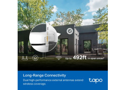 TP-Link Tapo C100 | IP-Beveiligingscamera | Voor Buiten | 2880 x 1620 | Muurbevestiging