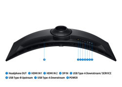 Samsung Odyssey G9 G91F 49" | 5120x1440 VA | 144Hz | 1ms | Curved UltraWide Gaming Monitor | Zwart