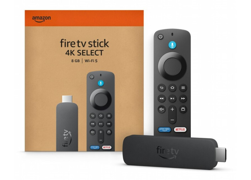 Amazon Fire TV Stick 4K Select | Streaming Media Player | Wi-Fi & Bluetooth | Alexa Voice Remote