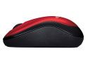 Logitech M185 | Draadloze Muis | Links- en Rechtshandig | RF | 1000 DPI | Zwart/Rood