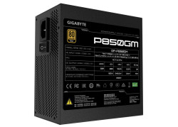Gigabyte P850GM | 850W ATX Voeding (20+4 pin) | Zwart