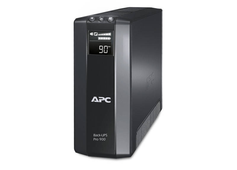 APC Back-UPS Pro BR900G-GR | 900 VA UPS met LCD-scherm | 5 Aansluitingen | AVR Technologie | Geavanceerde Bescherming tegen Span