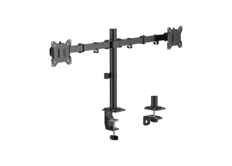 Sbox Desktop Dual Arm | Monitorarm 17 tot 32 inch | VESA 75x75 en 100x100 | 2x Max. 9 kg