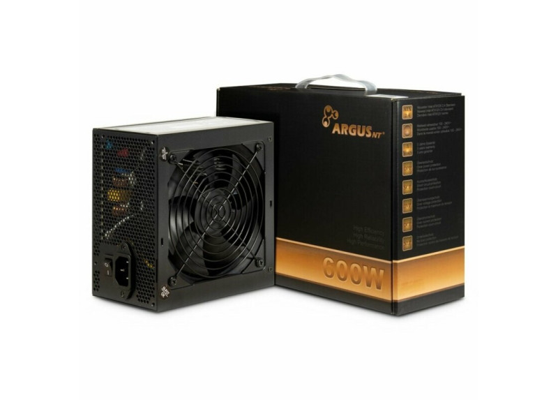 Inter-Tech Argus BPS | 600 Watt ATX PSU | Niet modulair | Power Supply | Voeding