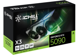 INNO3D GeForce RTX 5090 iCHILL X3 | 32 GB GDDR7 VRAM | 4K Gaming | Videokaart | GPU | Nvidia
