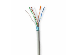 Nedis netwerkkabel | Cat6 | F/UTP (FTP) | 50 m | Grijs | CCBG8522GY50S