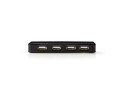 Nedis UHUBU2730BK | Interface Hub USB 2.0 | 7 poorten | Inclusief Adapter | Zwart
