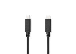 Nedis CCGL64750BK10 | USB 3.2 Gen 2 | USB-C naar USB-C | 1m | Zwart