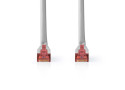 Nedis CCGL85220GY20 | Netwerkkabel Cat6 SF/UTP | 2 m | Grijs | RJ45 Male-naar-RJ45 Male
