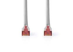 Nedis CCGL85220GY20 | Netwerkkabel Cat6 SF/UTP | 2 m | Grijs | RJ45 Male-naar-RJ45 Male
