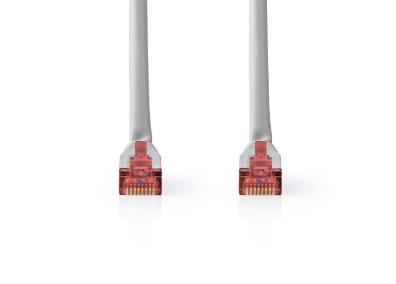 Nedis CCGL85220GY20 | Netwerkkabel Cat6 SF/UTP | 2 m | Grijs | RJ45 Male-naar-RJ45 Male