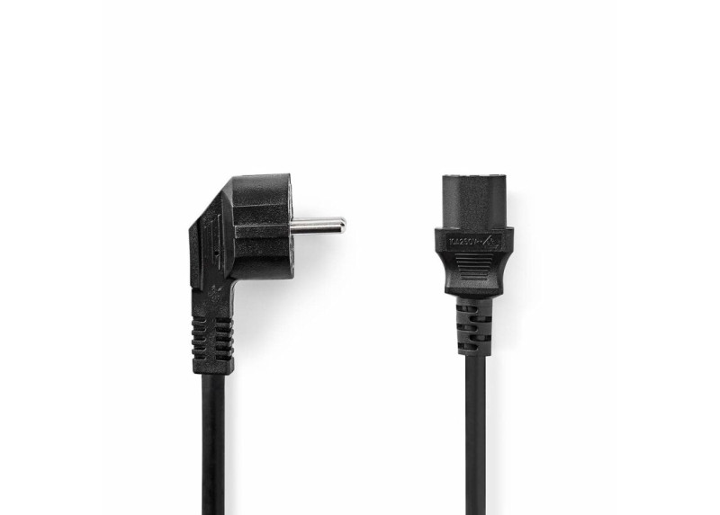 Nedis CEGL10000BK20 | Elektriciteitssnoer | 2 m | CEE 7/5 naar IEC-C13 | Zwart