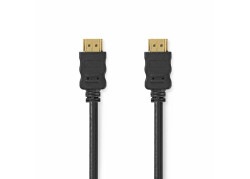 Nedis CVGL34060BK10 | HDMI kabel | 1 m | HDMI Type A (Standaard) Male-naar-Male | 4K | Zwart