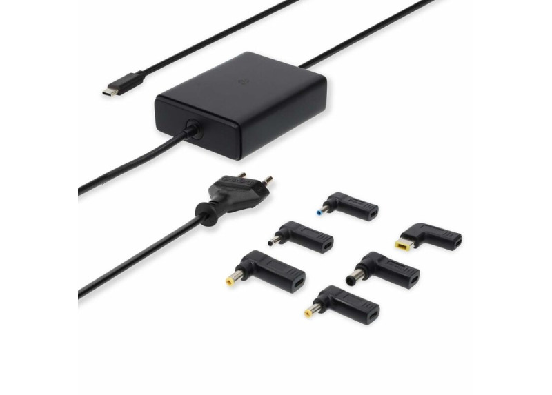 Nedis NBAU65110BK | Notebook adapter (GaN) | 65 W | USB-C Power Delivery | Zwart