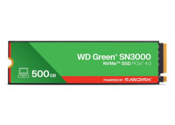 Western Digital Green SN3000 QLC | 500GB NVMe SSD | M.2 Gen4 | 5.000MB/s Lezen | 4.100MB/s Schrijven