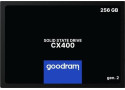 Goodram CX400 | 256GB SATA SSD | 2.5'' | 550MB/s Lezen | 480MB/s Schrijven