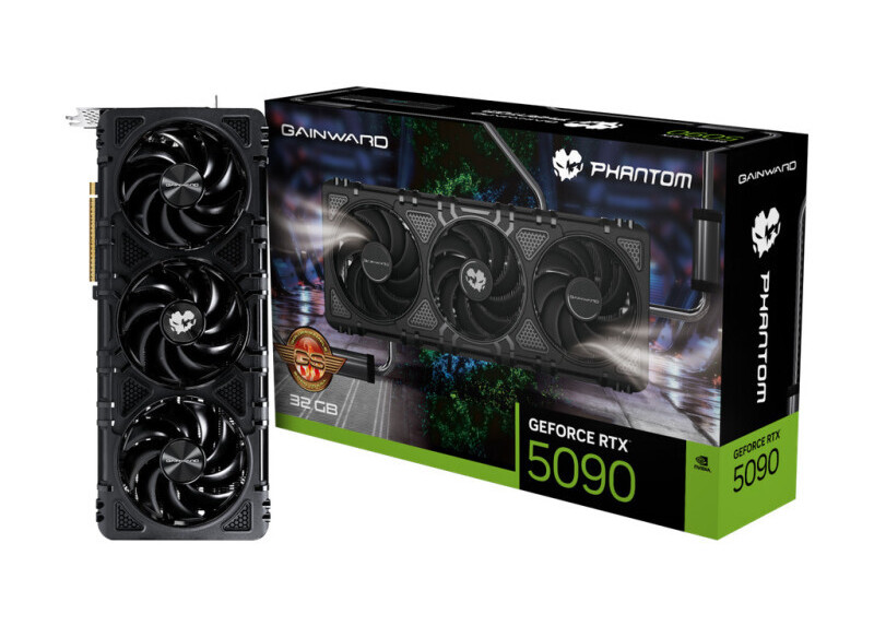 Gainward GeForce RTX 5090 Phantom GS | 32 GB GDDR7 VRAM | 4K Gaming & AI | Videokaart | GPU | Nvidia