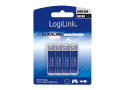 LogiLink Ultra Power batterij AAA blister 4-stuks